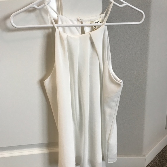 Monteau Tops - White Tank